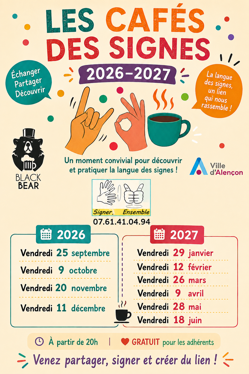 Cafes des signes